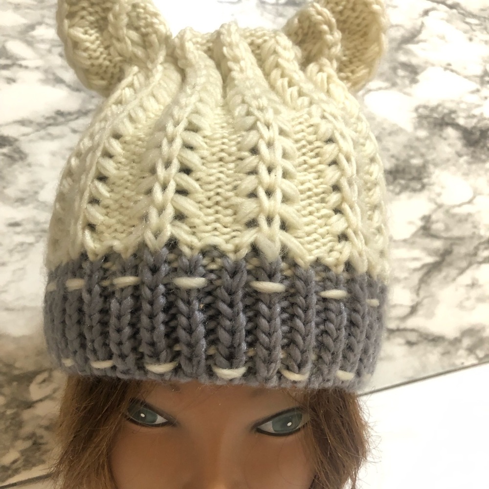 Beautiful Cat Ears Hat handmade crochet